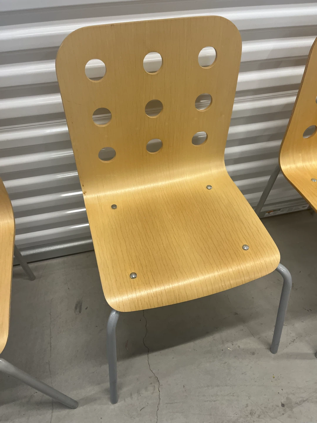 IKEA Jules Wooden Chairs with Metal Legs - photo 3