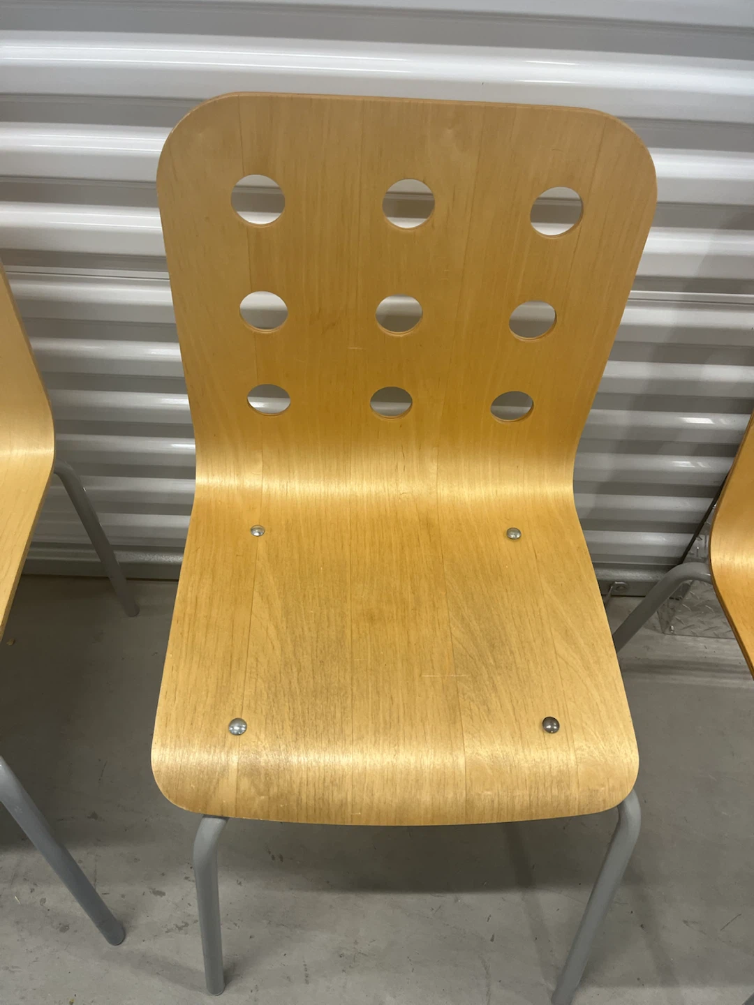IKEA Jules Wooden Chairs with Metal Legs - photo 5