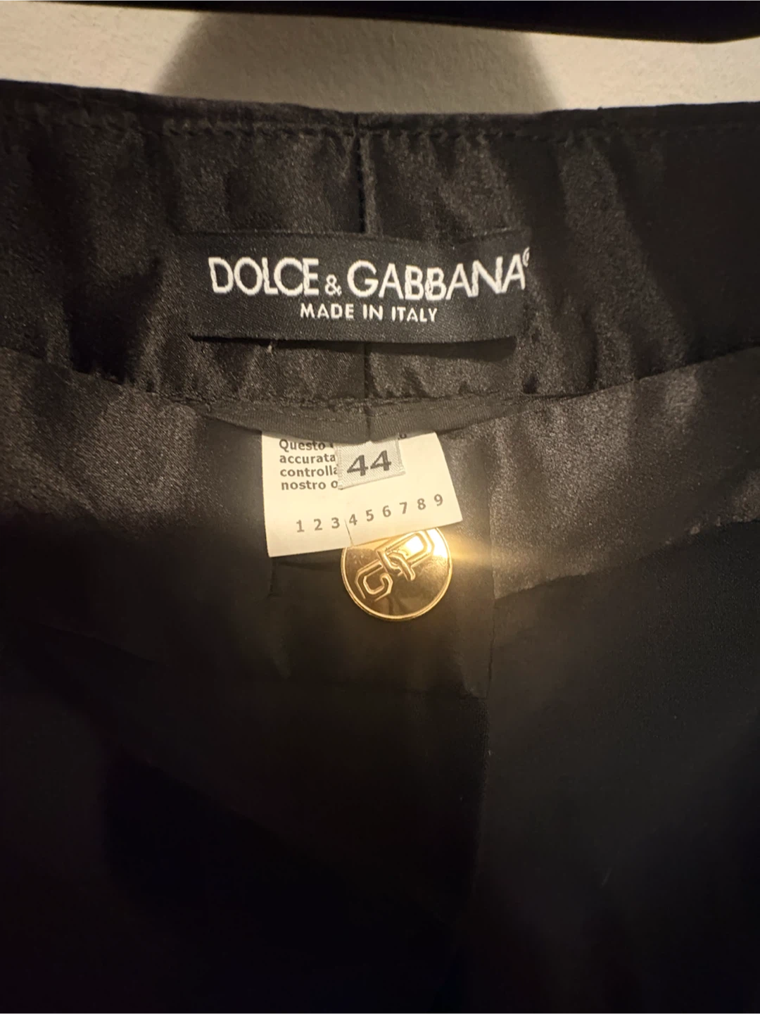 Dolce & Gabbana Black Lace Trim Pants Size 44 - photo 2