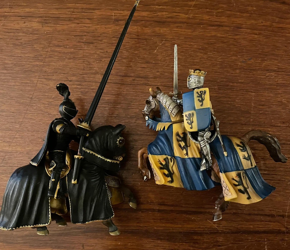 Schleich Medieval Knights, Dragons & Dinosaur Figure Lot