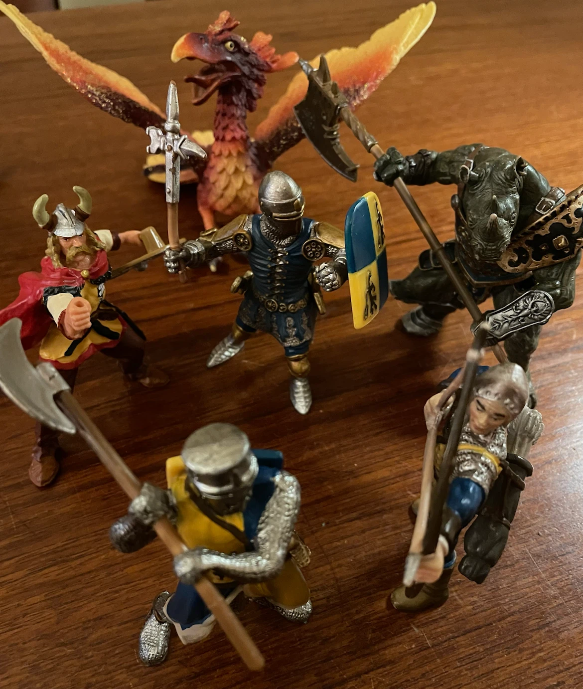 Schleich Medieval Knights, Dragons & Dinosaur Figure Lot - photo 2