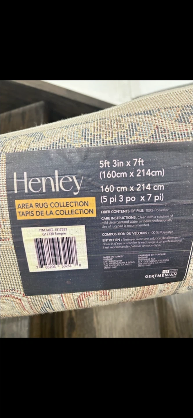 Henley Area Rug 5ft 3in x 7ft - photo 2