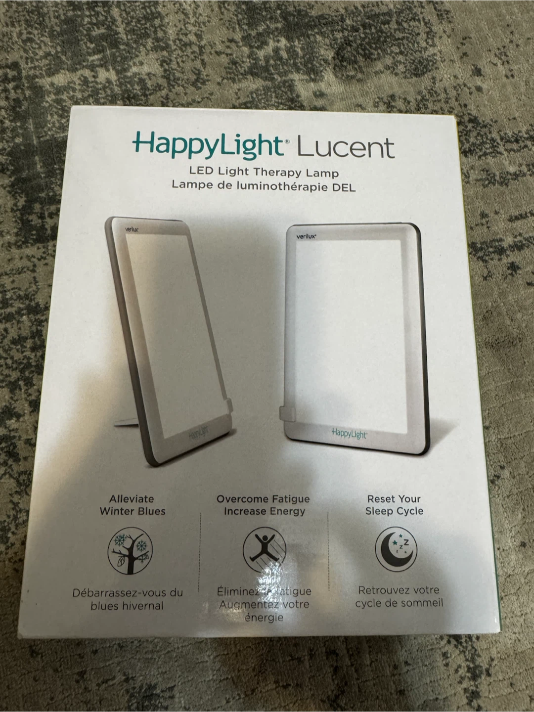 Verilux HappyLight Lucent LED Light Therapy Lamp