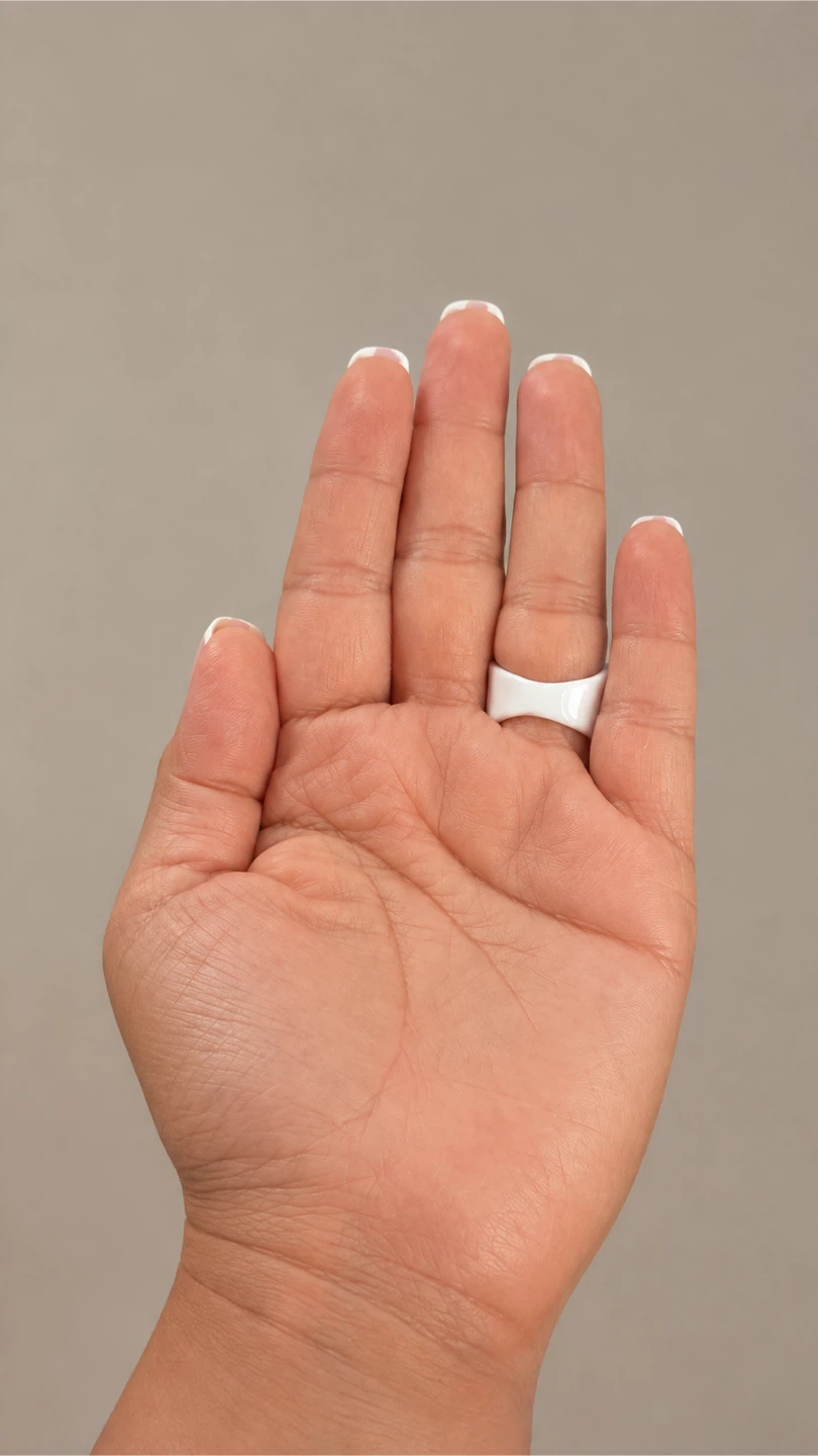 White Statement Ring - photo 4