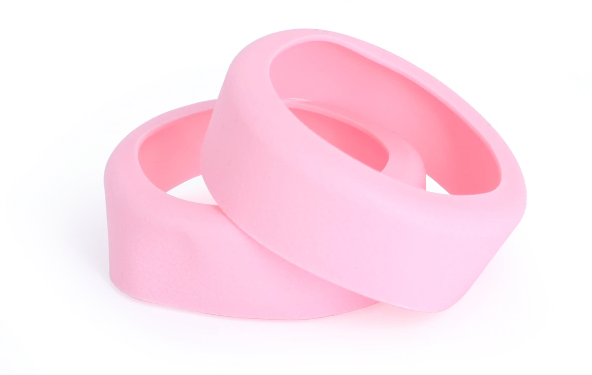 Grosmimi Non-Slip Silicone Covers for Baby Food Jars - Pink - photo 4
