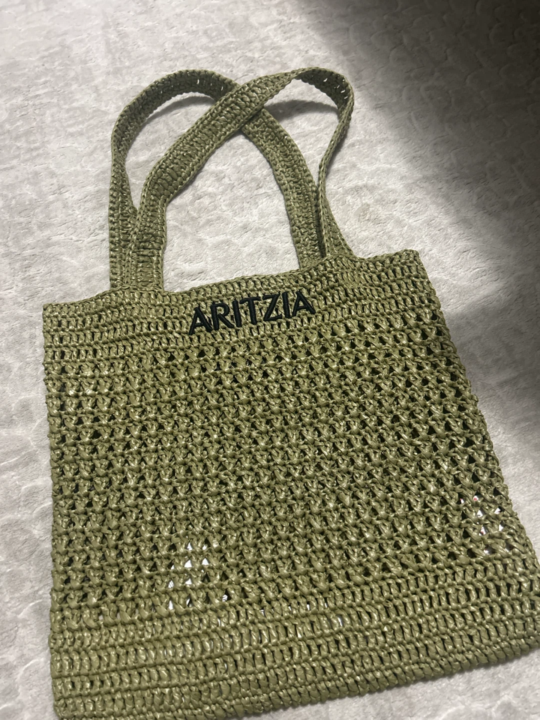 Aritzia Woven Tote Bag