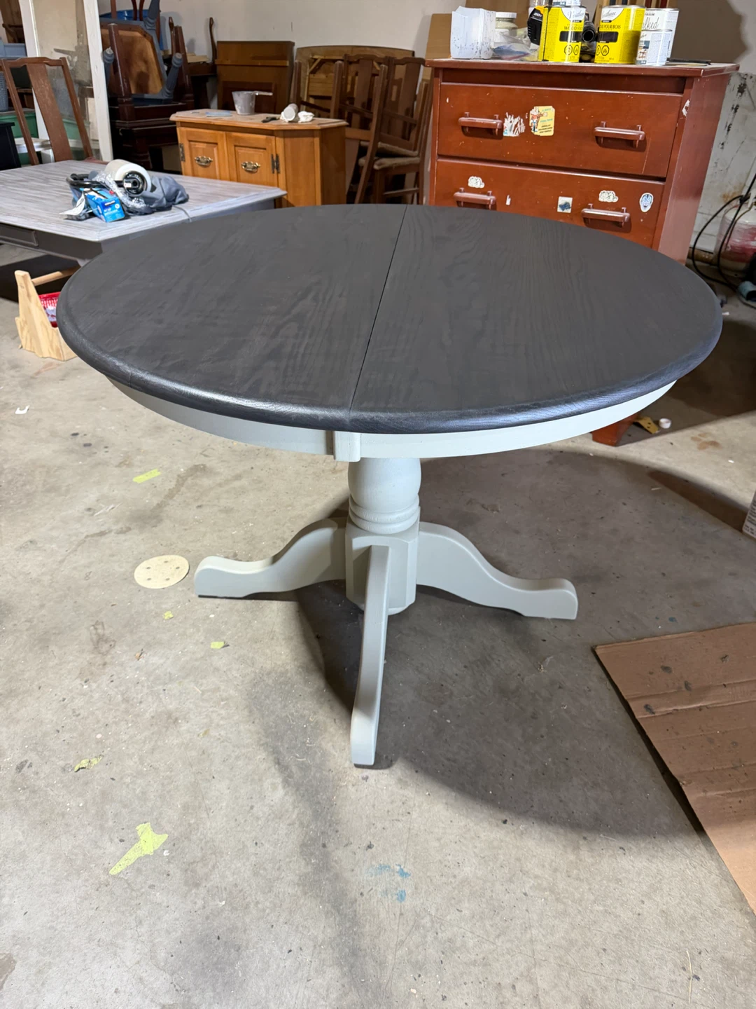 Refinished Farmhouse Style Kitchen Table -4 chairs - photo 3