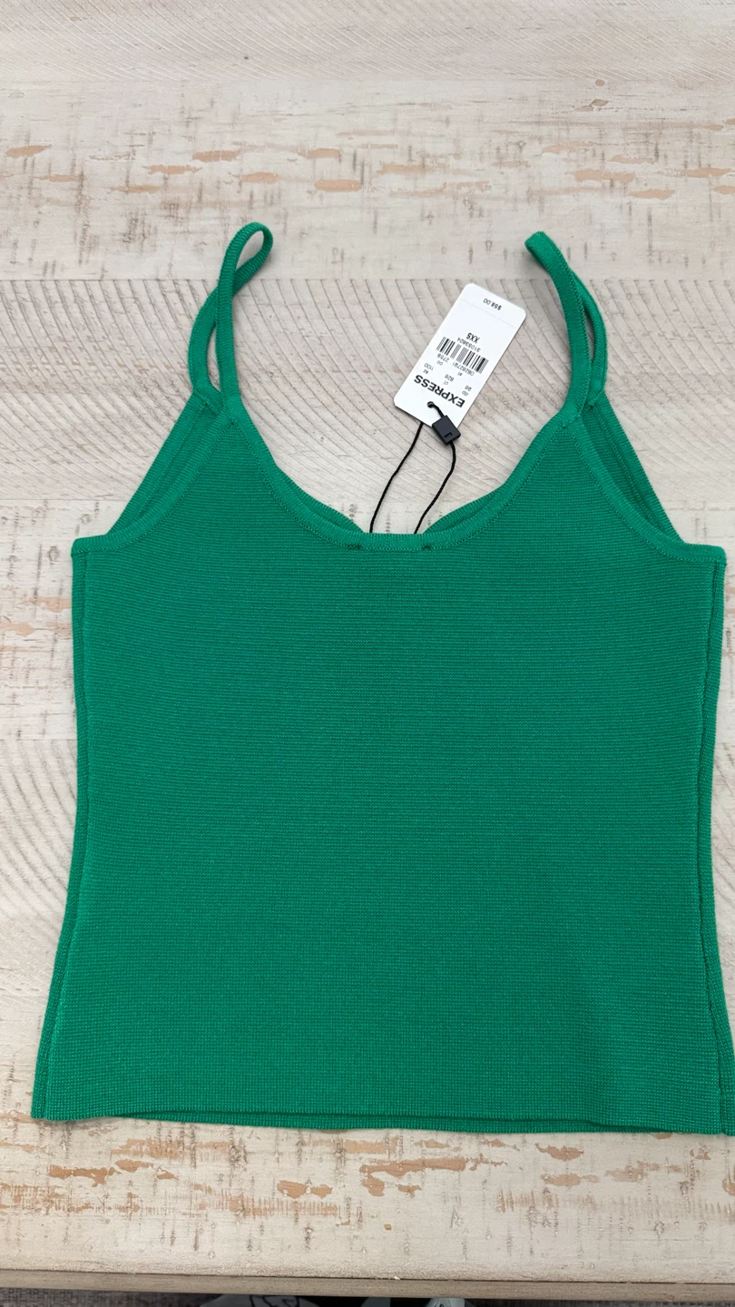 Express Green Body Contour Tank Top XXS - photo 2