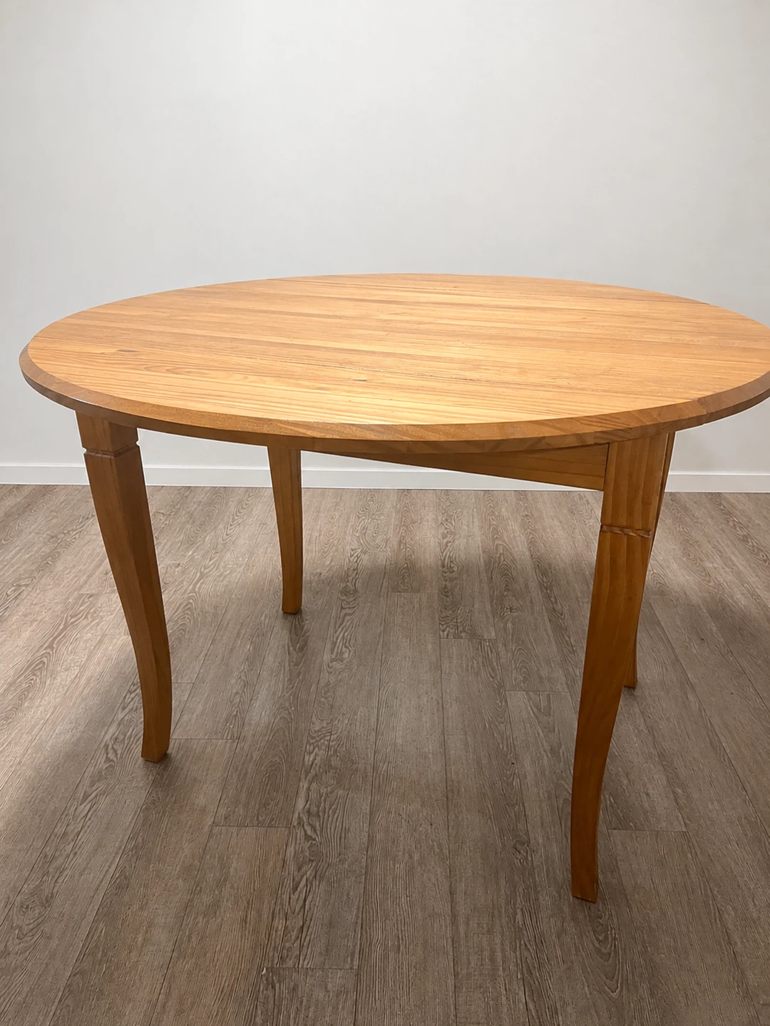 Solid Wood Drop-Leaf Dining Table - photo 2