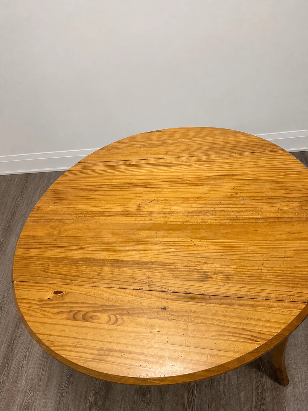 Solid Wood Drop-Leaf Dining Table - photo 3