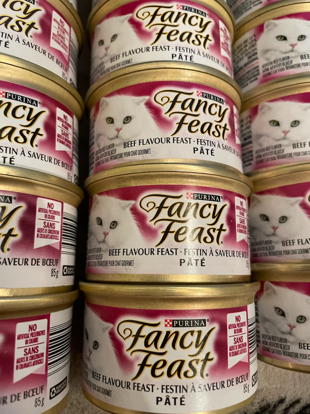Fancy Feast Wet Cat Food Lot-Pate Beef - photo 2