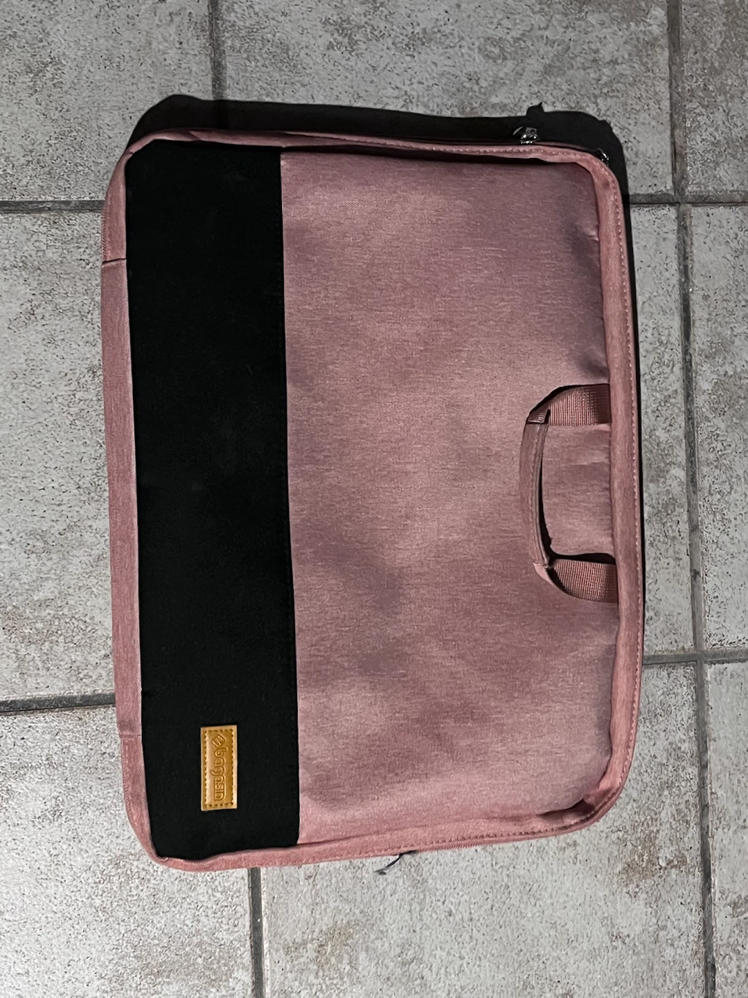 Pink and Black Laptop bag