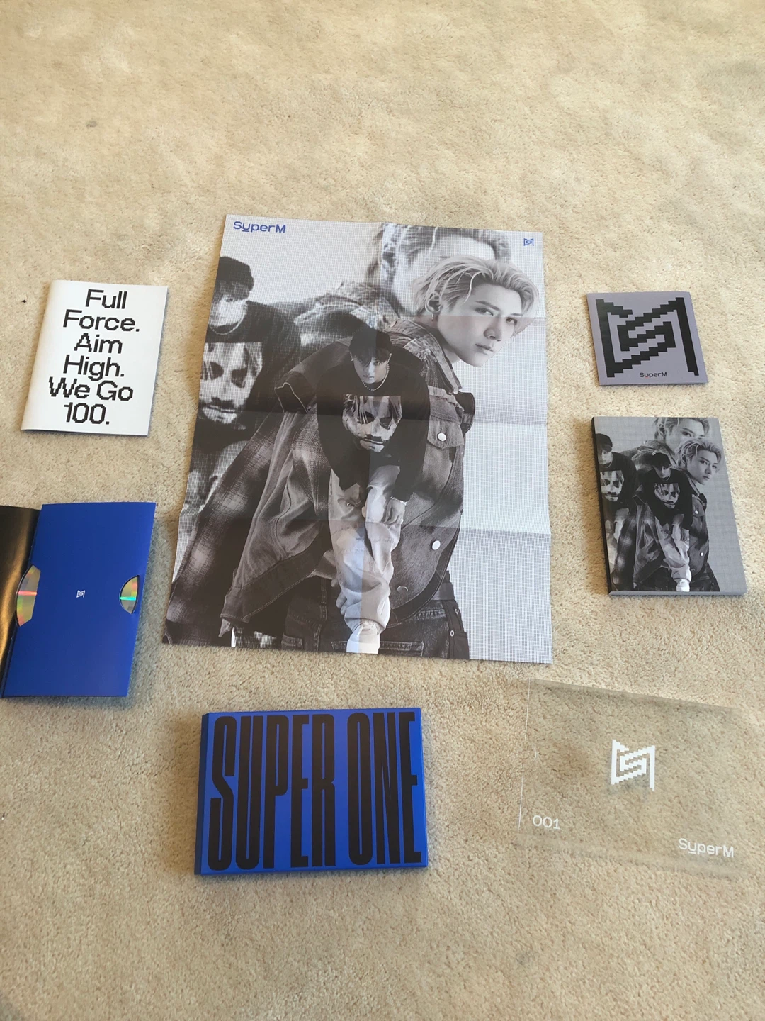 SuperM The 1st Album 'Super One' K-Pop CDs (3 Versions) - photo 2