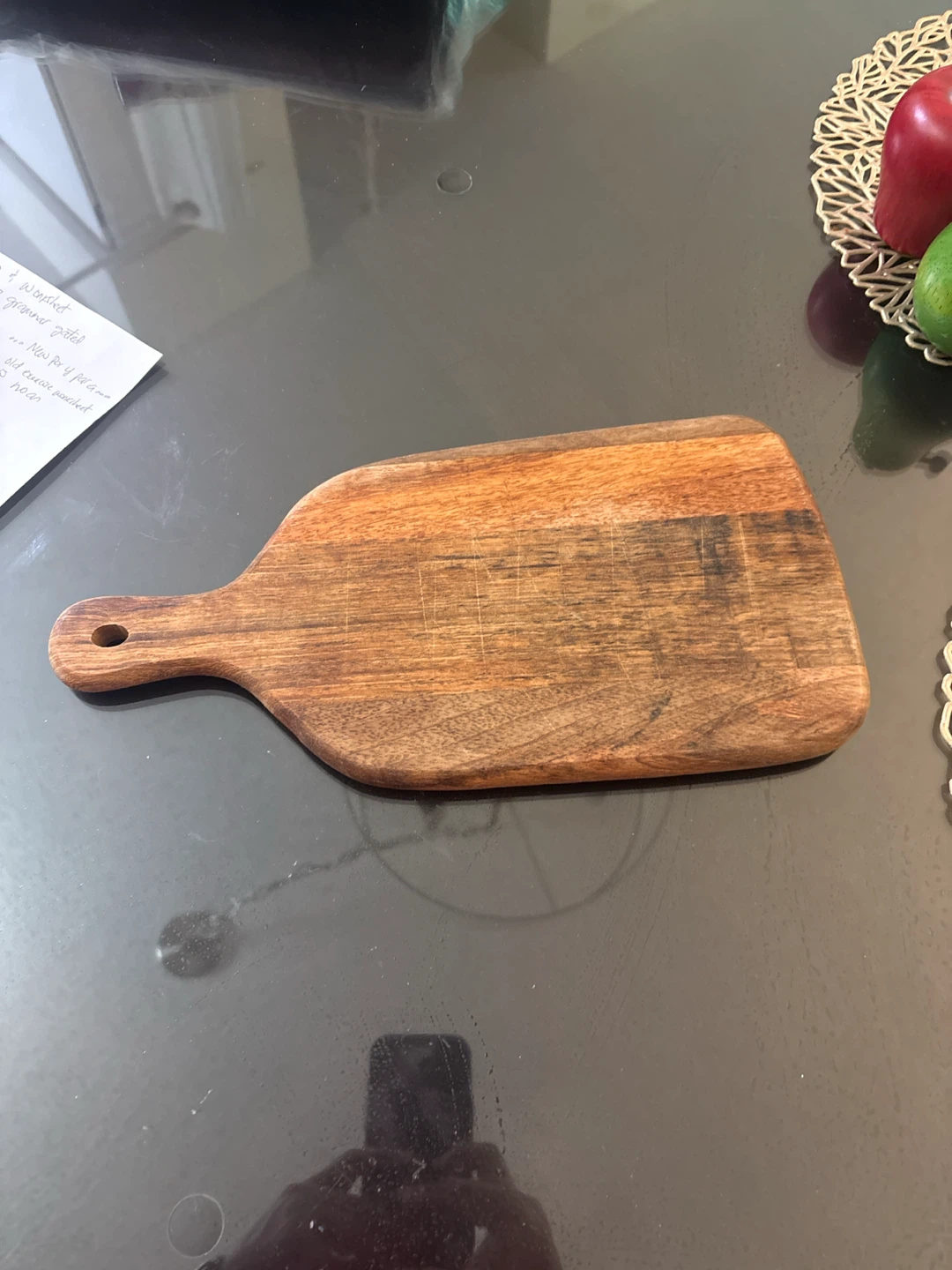 Wooden Cutting Board with Handle