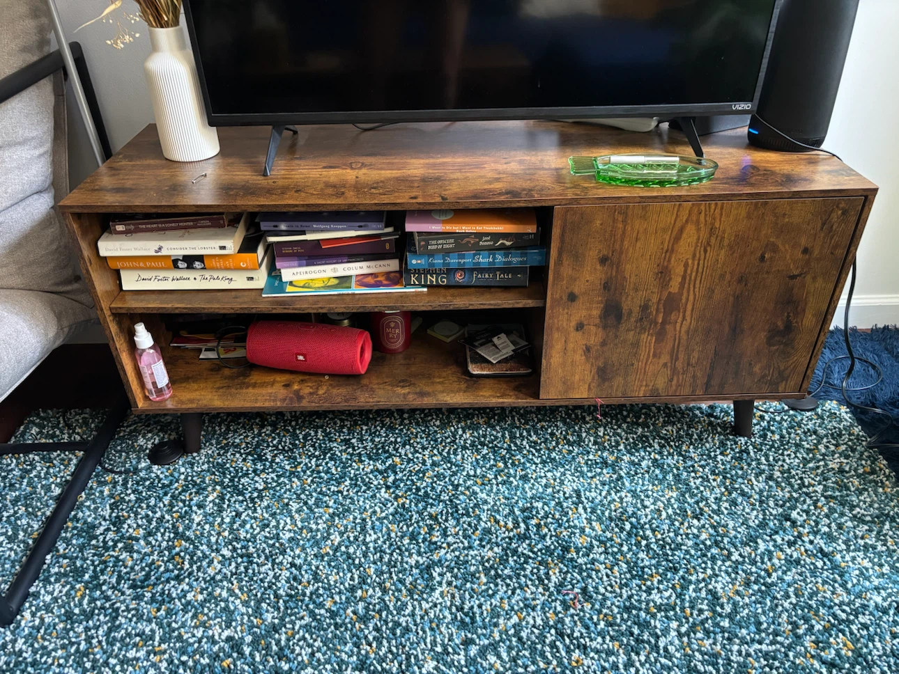 Wooden Media Console Table