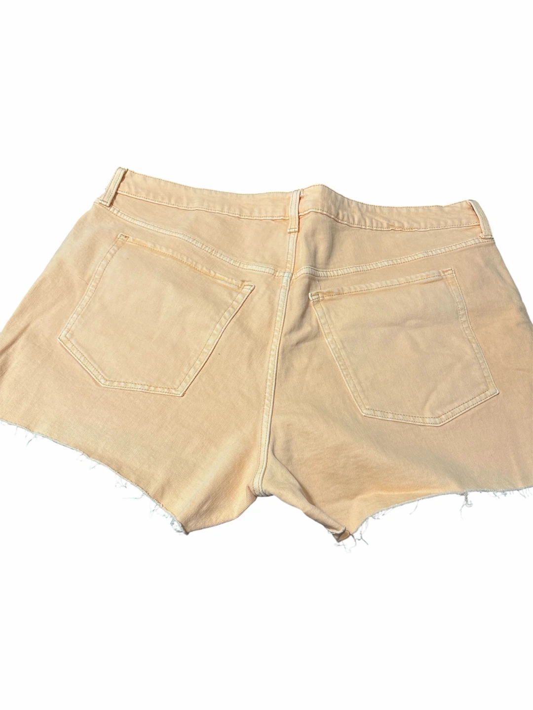 Old Navy High-Rise O.G. Straight Denim Shorts Size 20 Peach