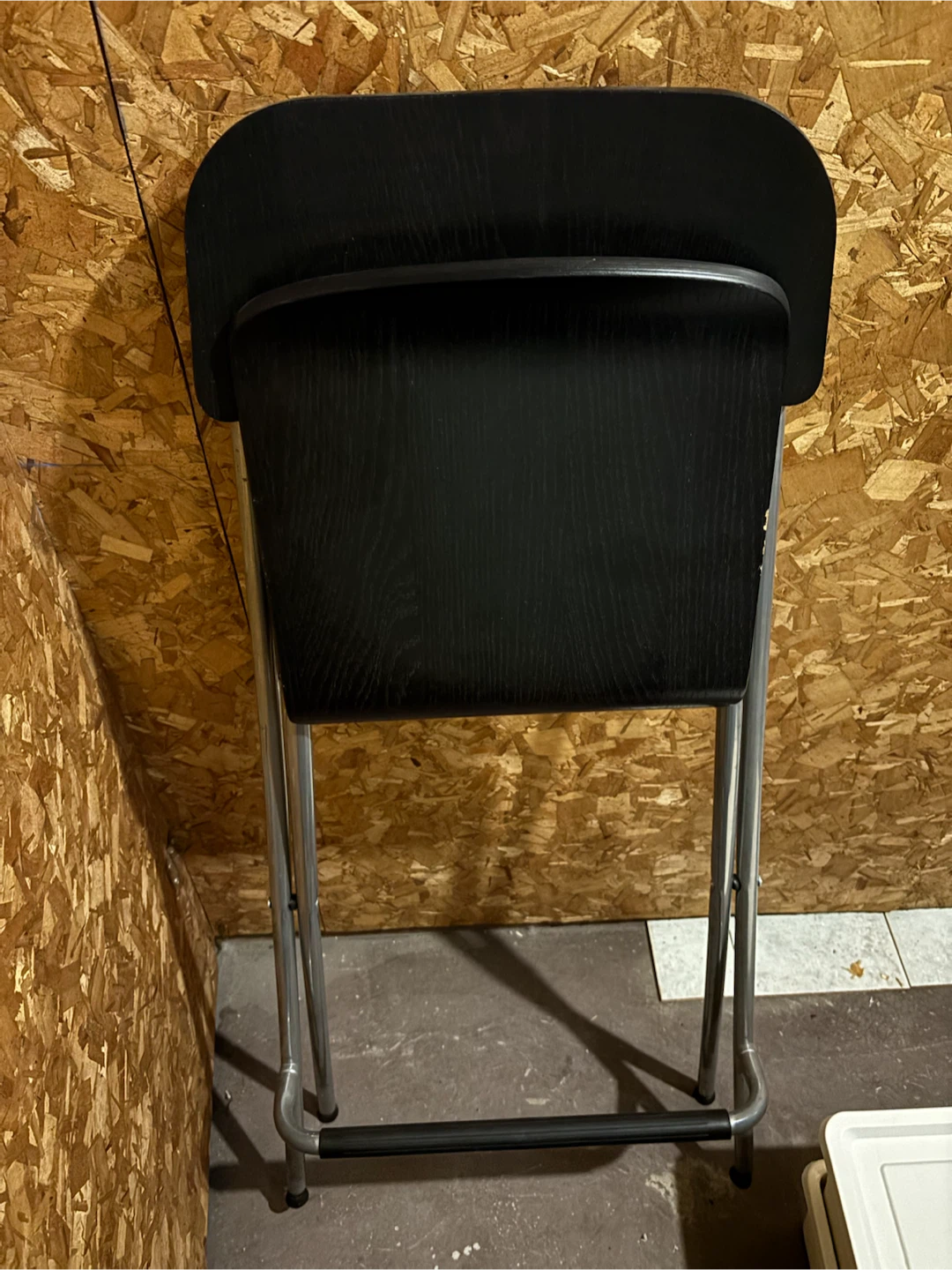 Folding bar Chair - Black