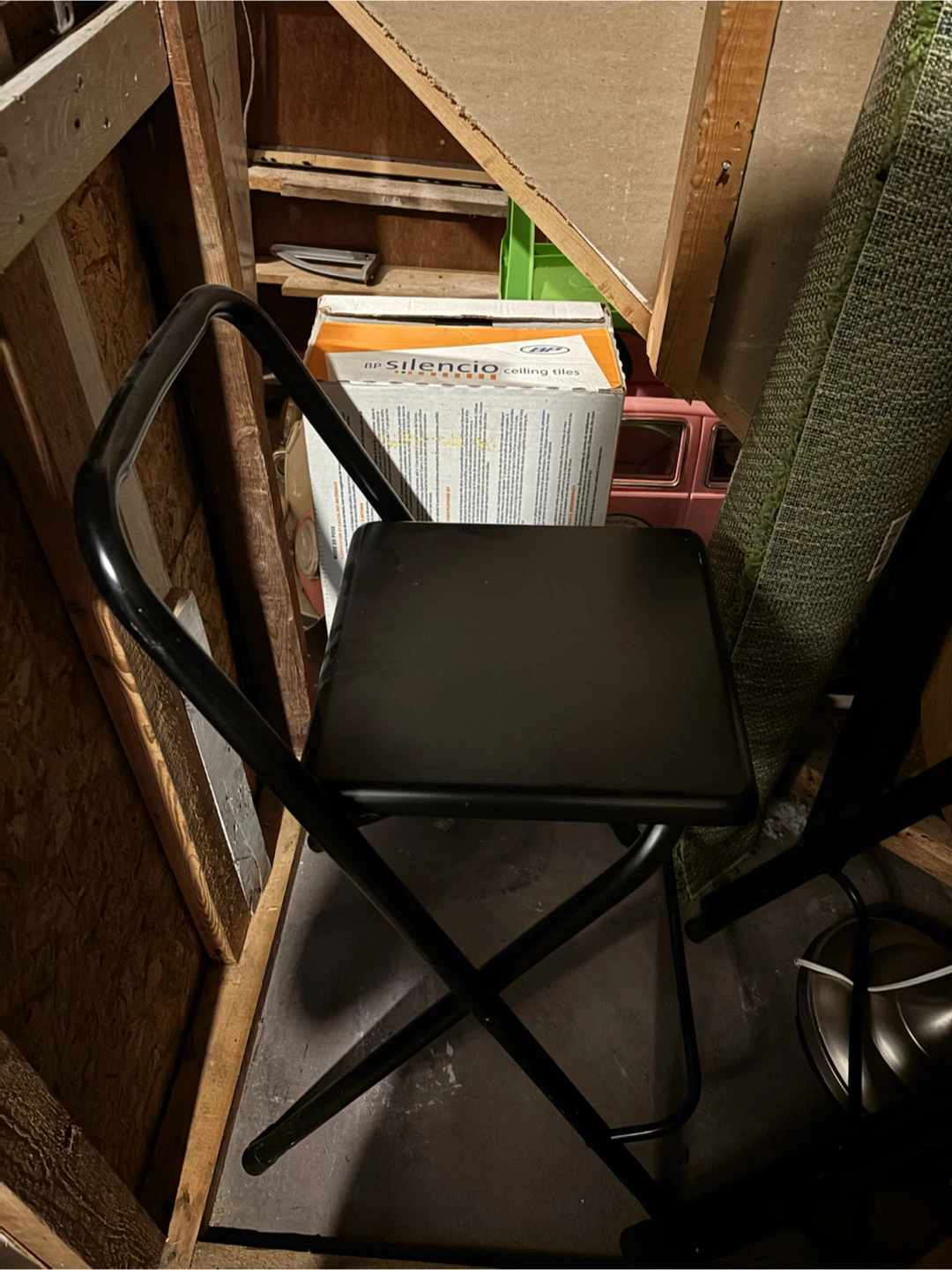 Folding bar Chair - Black - photo 3