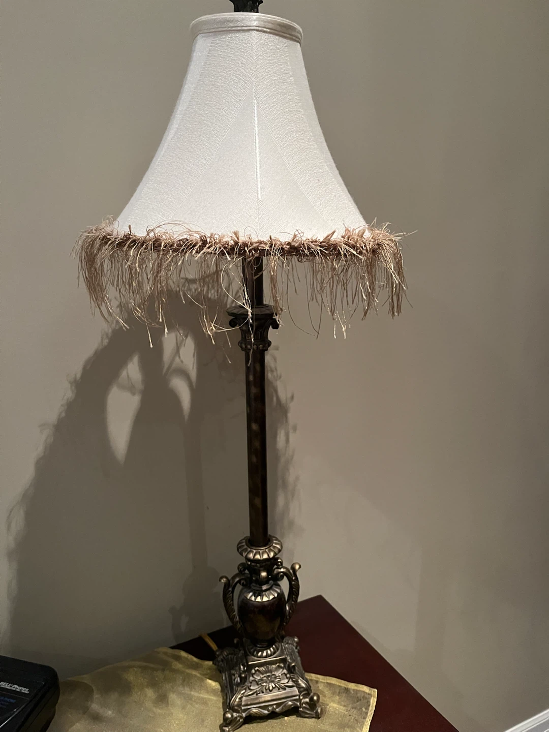Vintage Bronze Table Lamp - photo 2