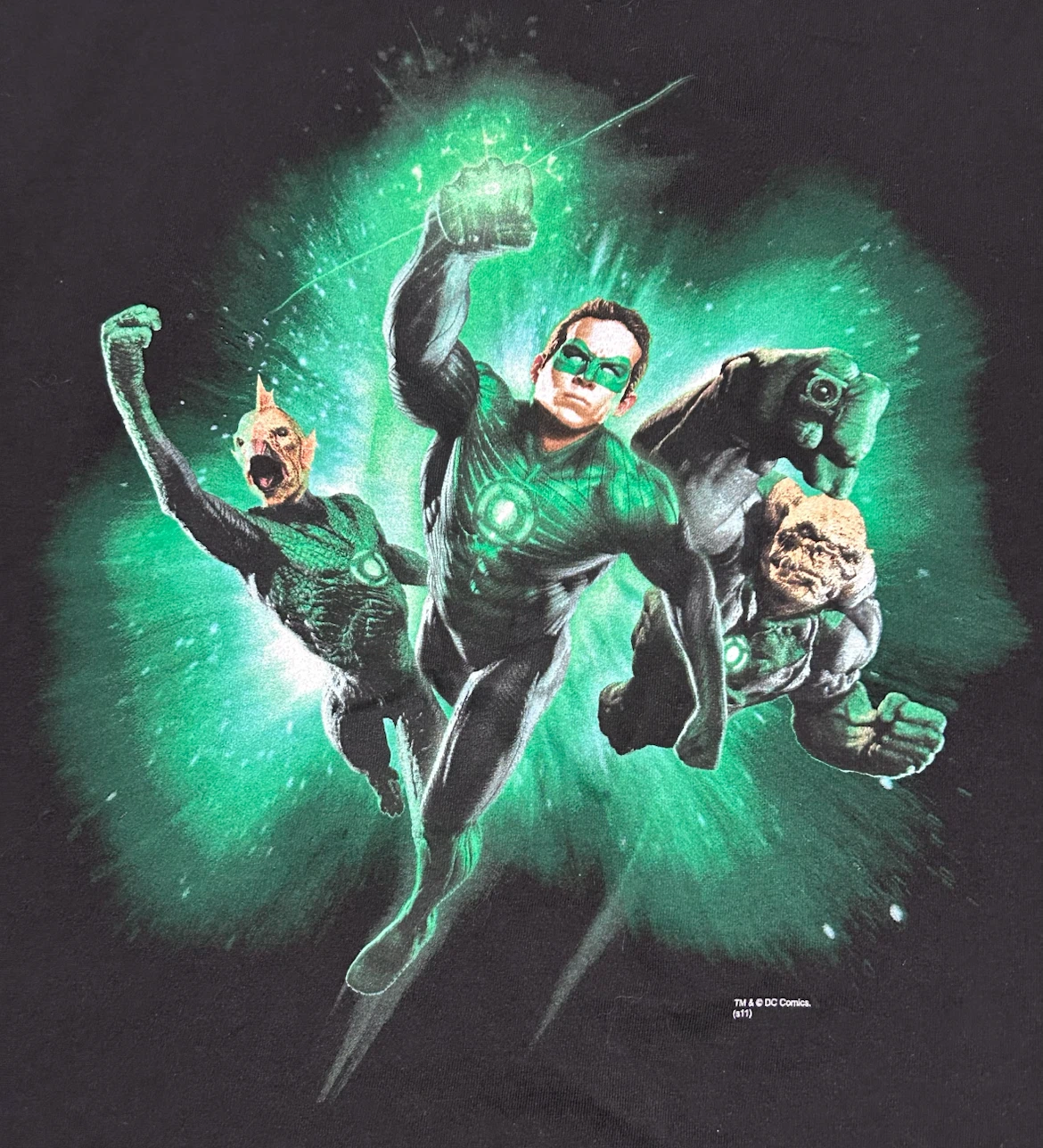 2011 Green Lantern T-Shirt Size M - photo 2