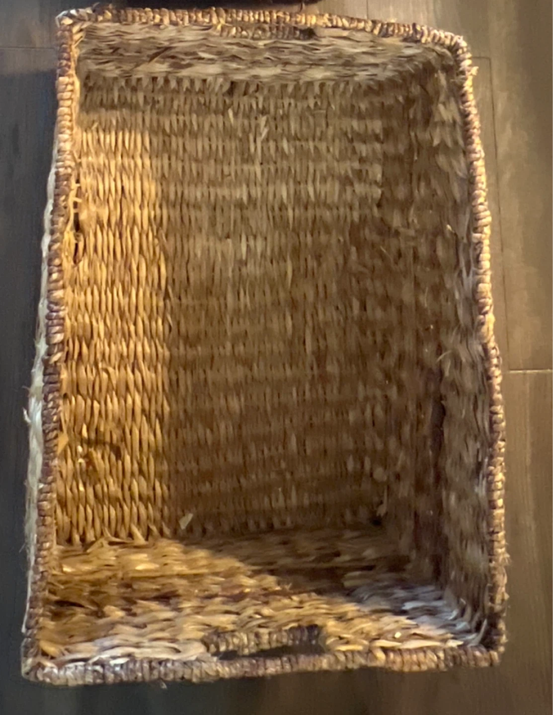Woven Seagrass Storage Basket - photo 2