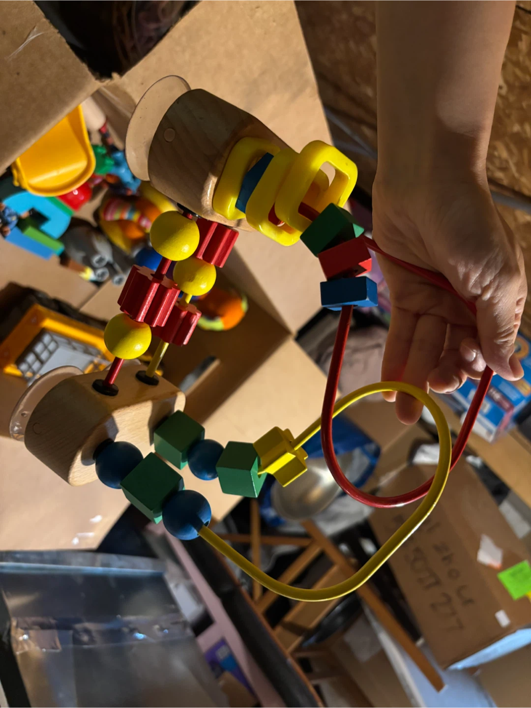 Wooden Bead Maze Toy
