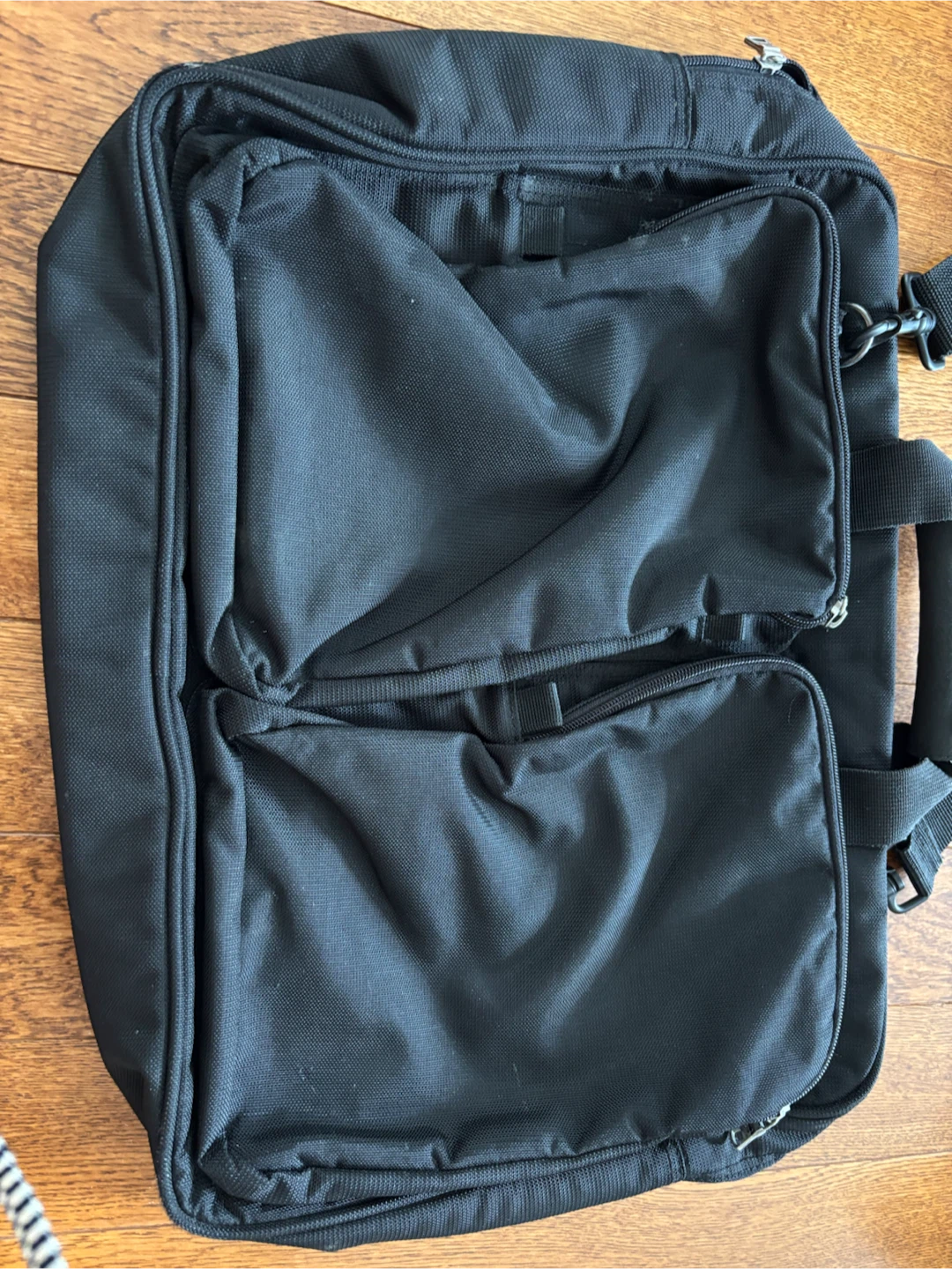 Black Messenger Bag / Laptop Bag - photo 2