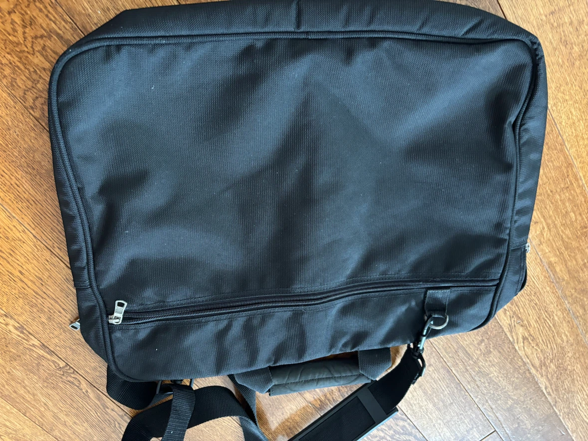 Black Messenger Bag / Laptop Bag - photo 3