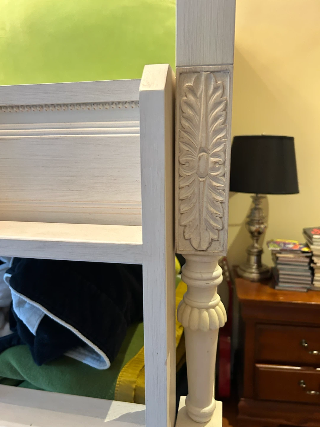 Traditional Off-White Bunk Bed with Trundle - photo 2