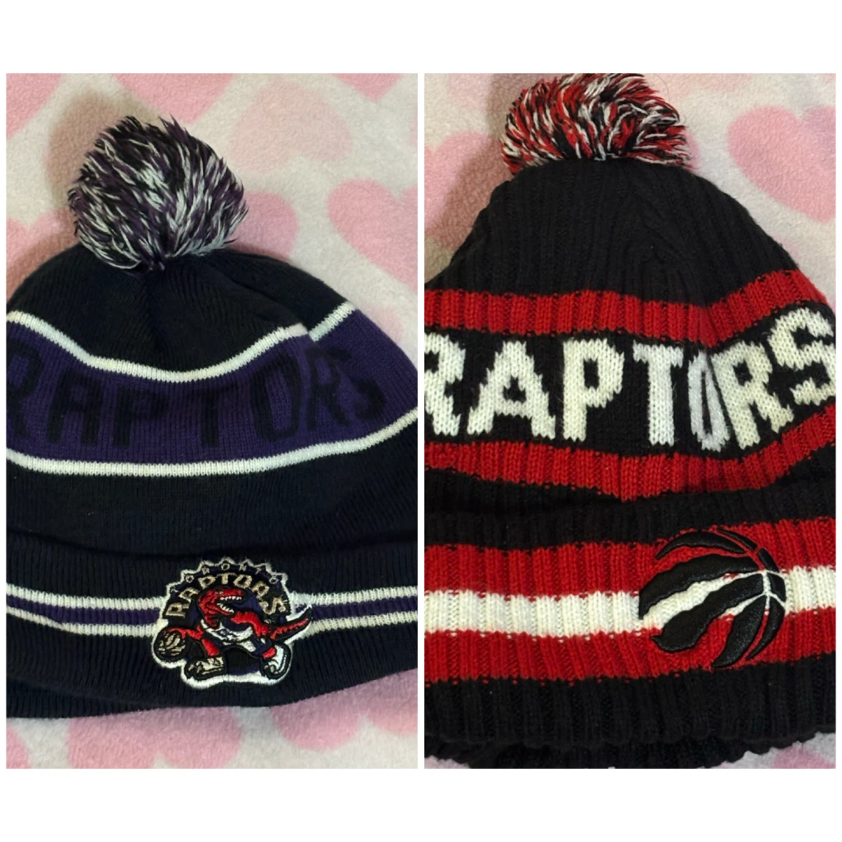 2 Toronto Raptors Toque Beanies