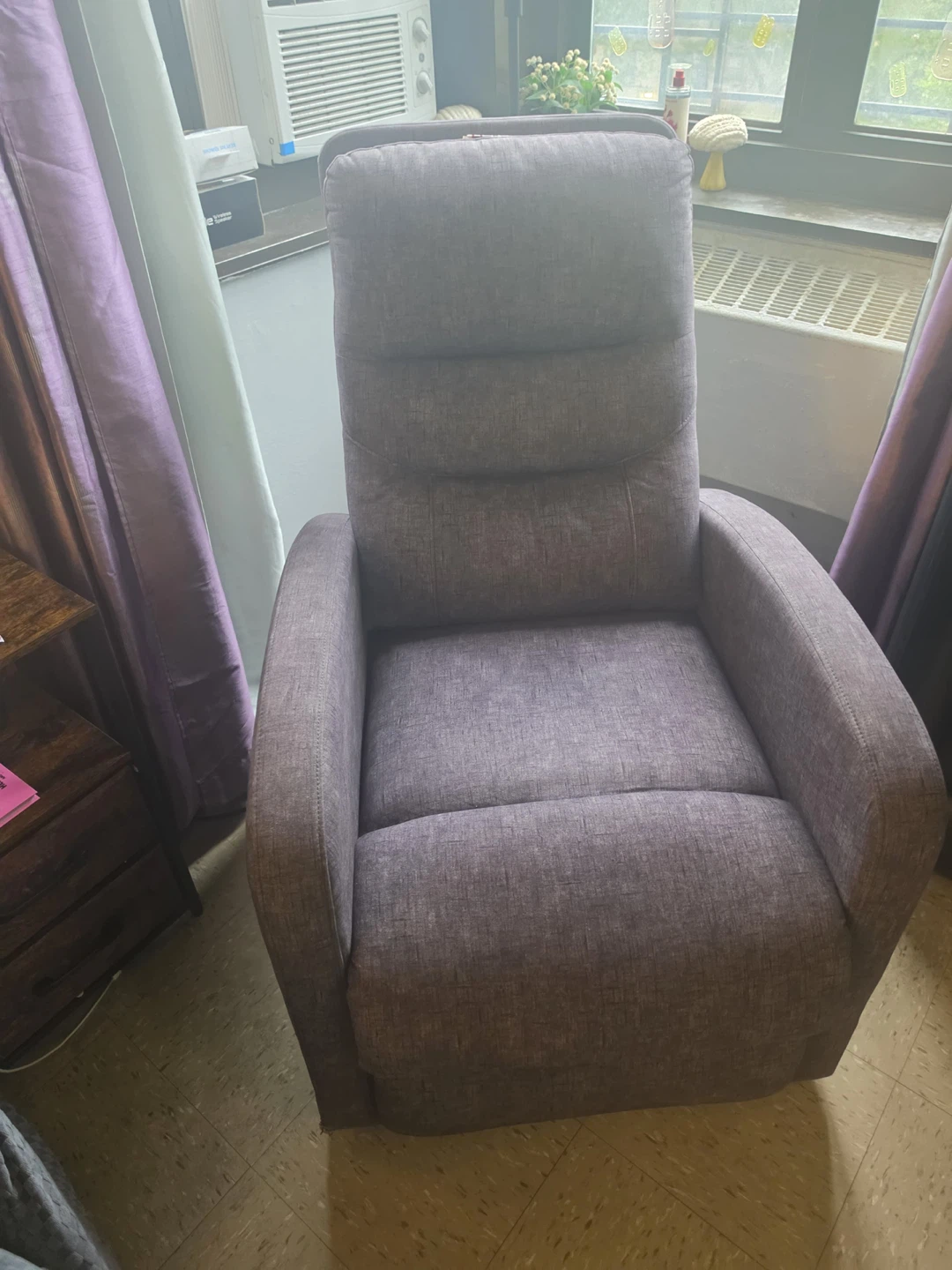 Gray Recliner Chair