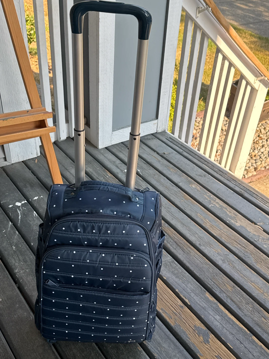 Lug Navy Polka Dot Rolling Luggage - photo 2