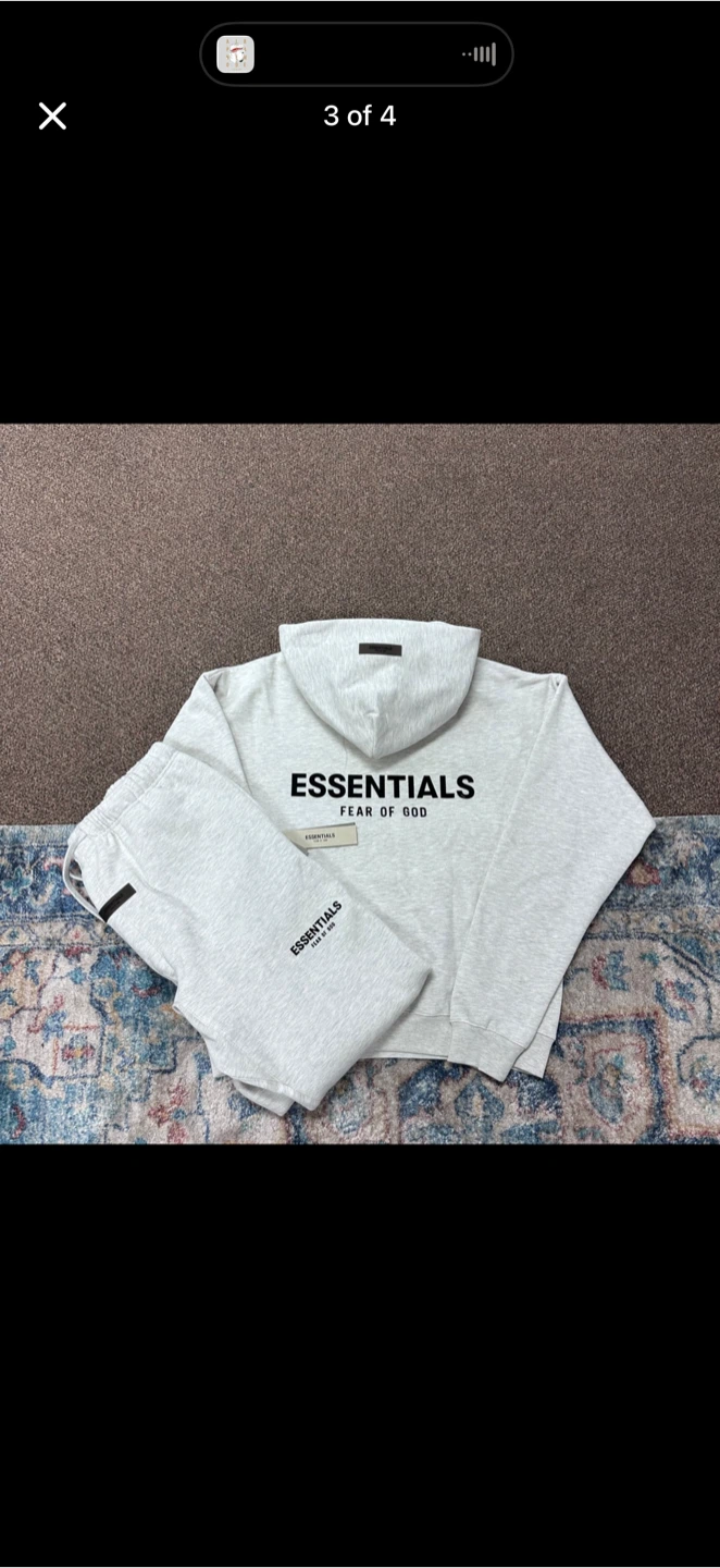 Fear of God Essentials Hoodie “Light Oatmeal” - photo 4