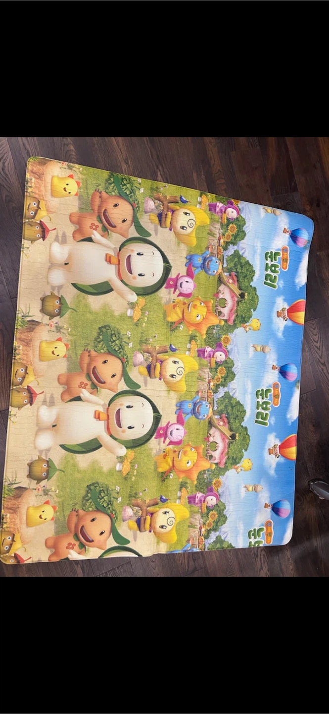 Playmat with Cartoon Characters