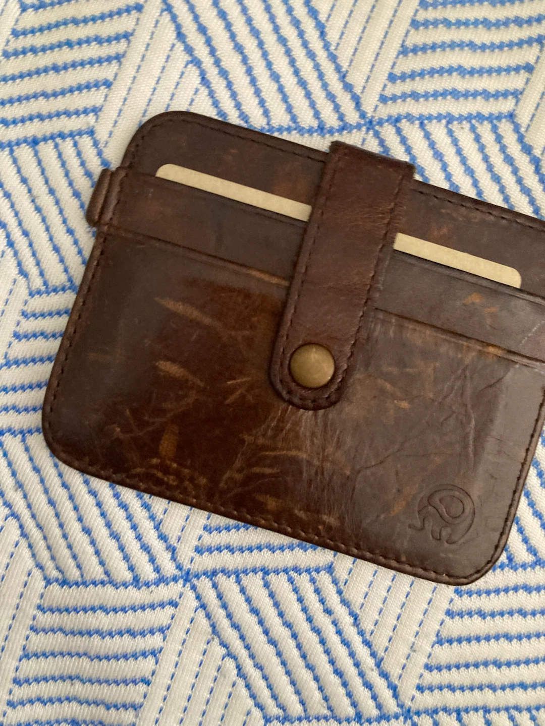 Brown Leather Cardholder