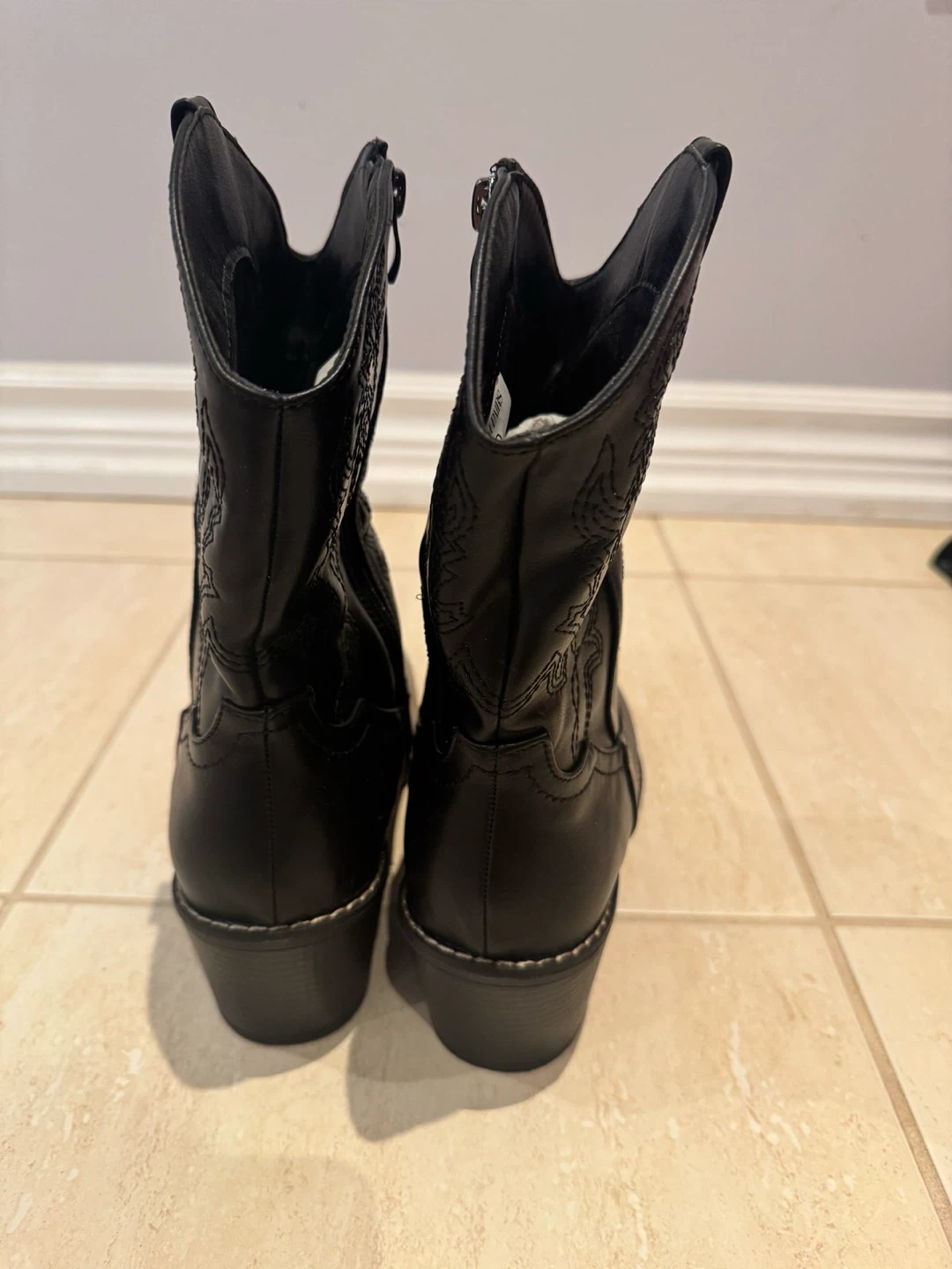 Black Western Cowboy Boots - photo 5