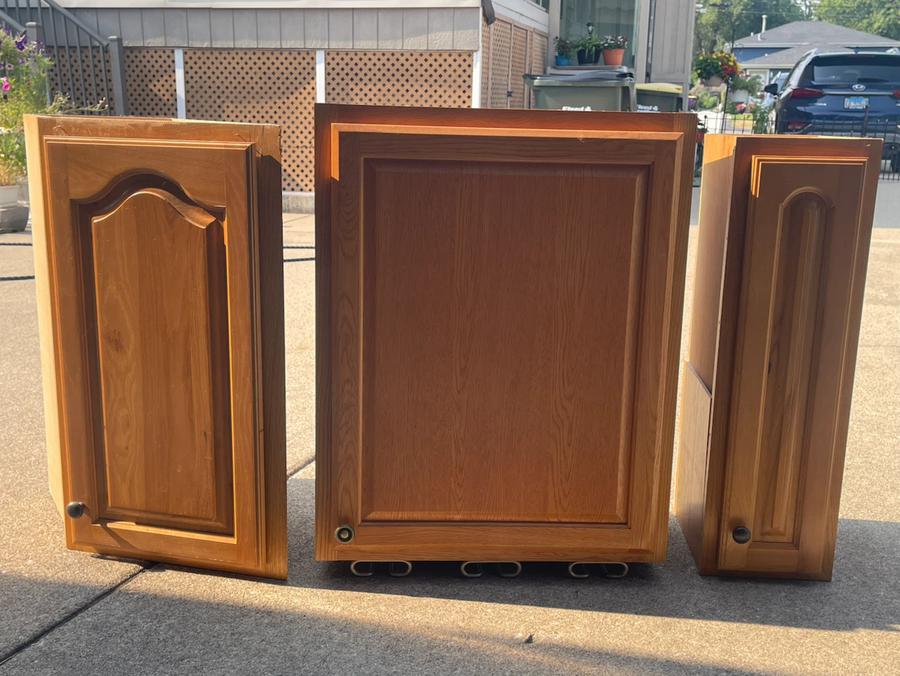Wooden Kitchen Cabinet Set with Countertop - photo 3