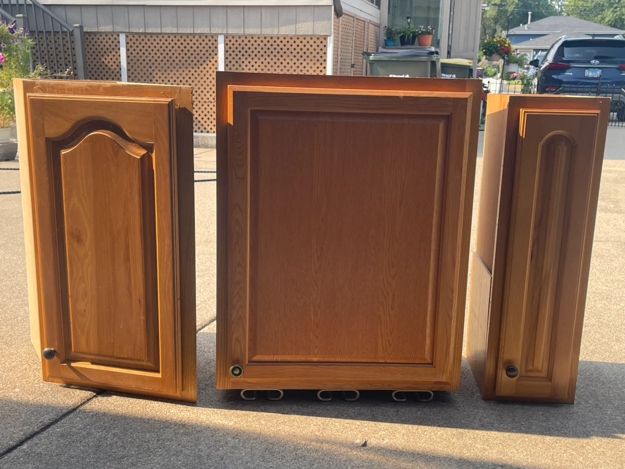 Wooden Kitchen Cabinet Set with Countertop - photo 4