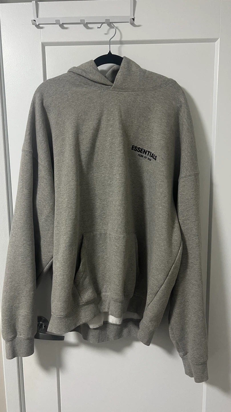 Dark oatmeal essentials hoodie