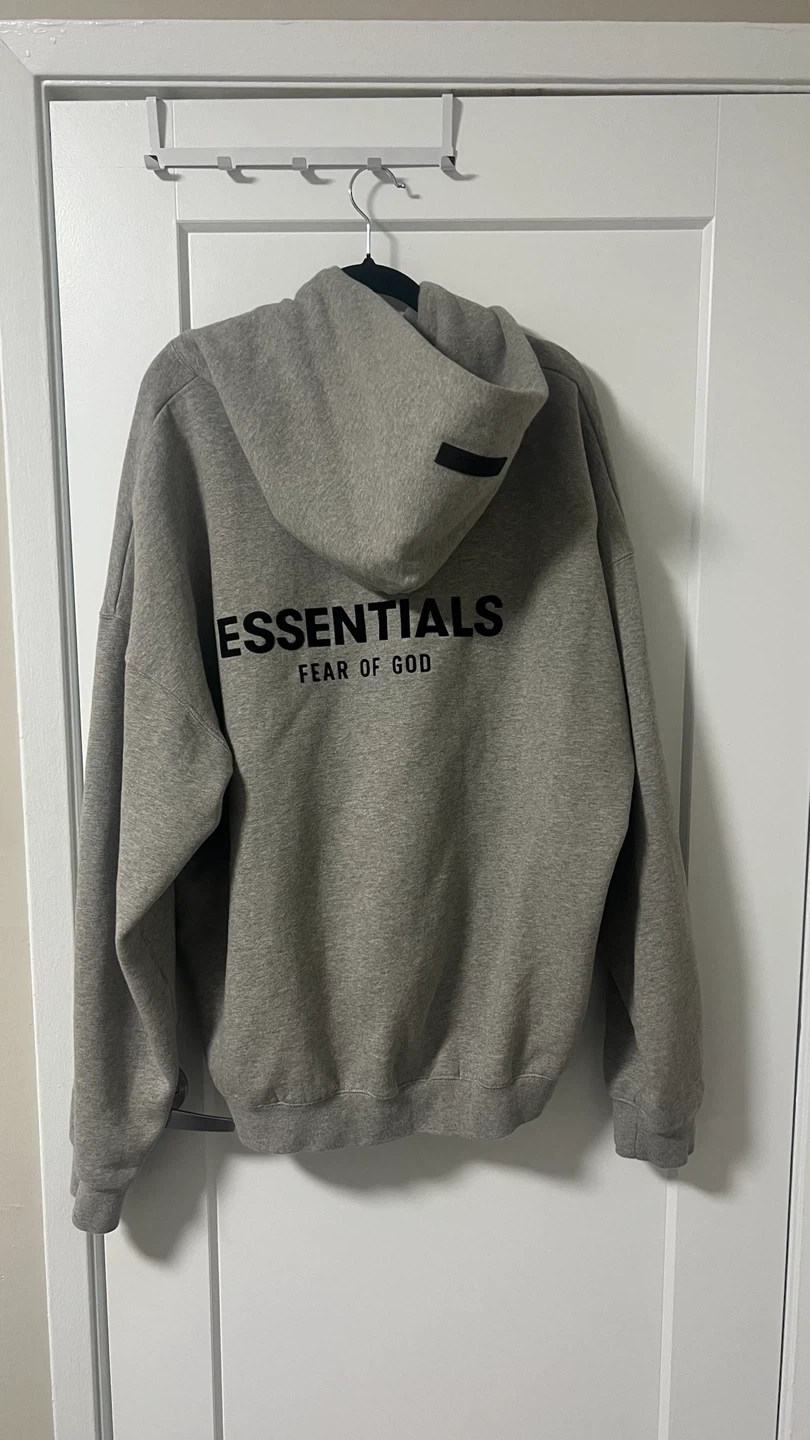 Dark oatmeal essentials hoodie - photo 2