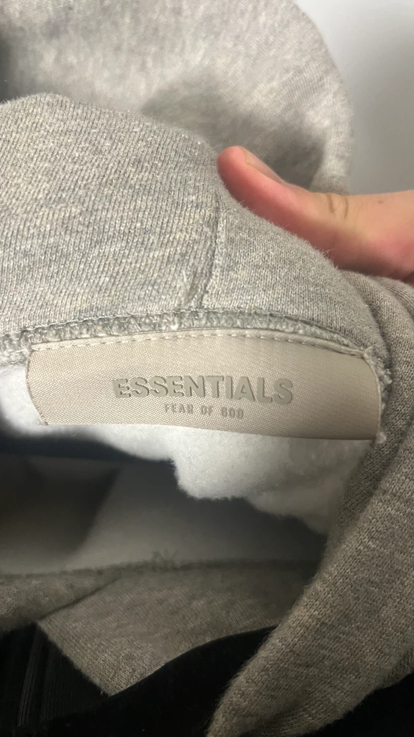 Dark oatmeal essentials hoodie - photo 3