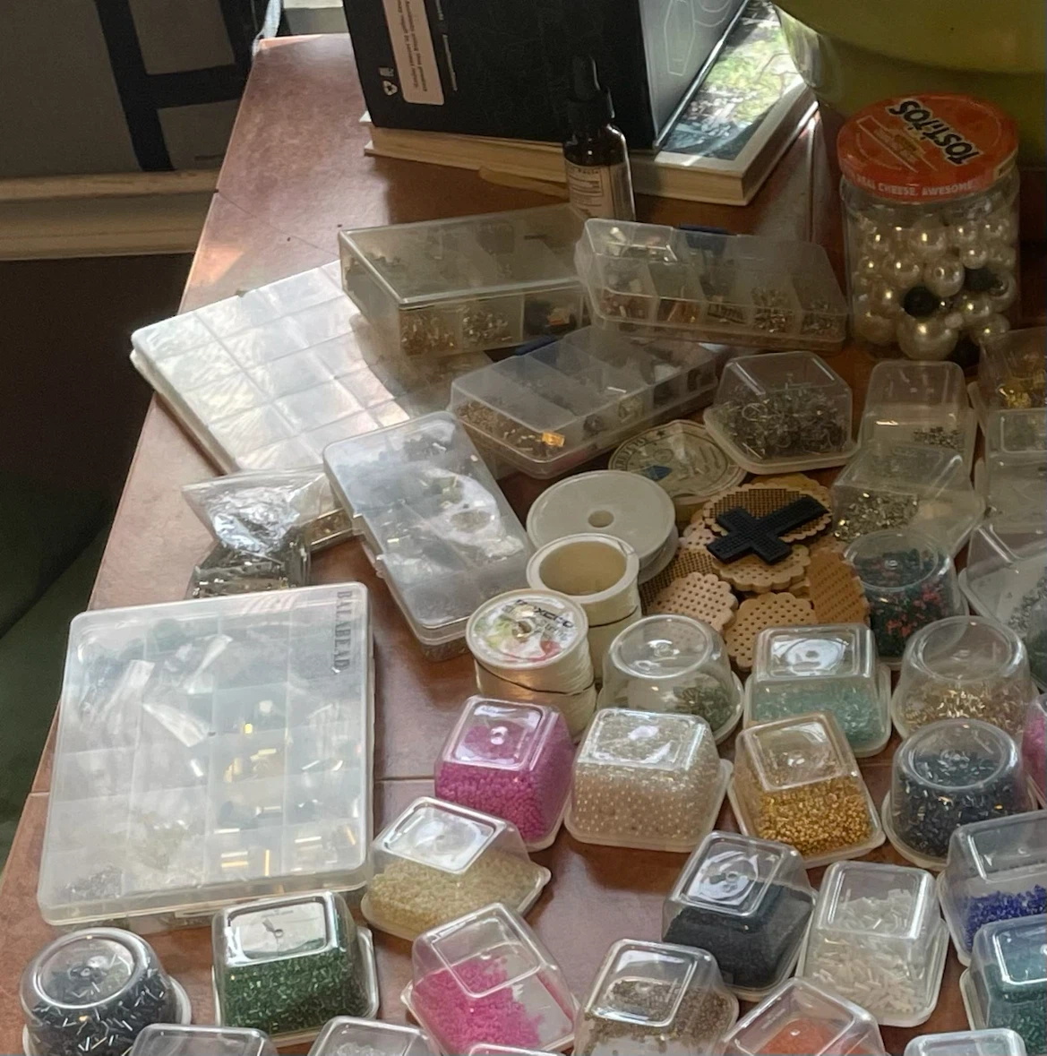 Large lot of beads and jewelry making supplies - photo 3