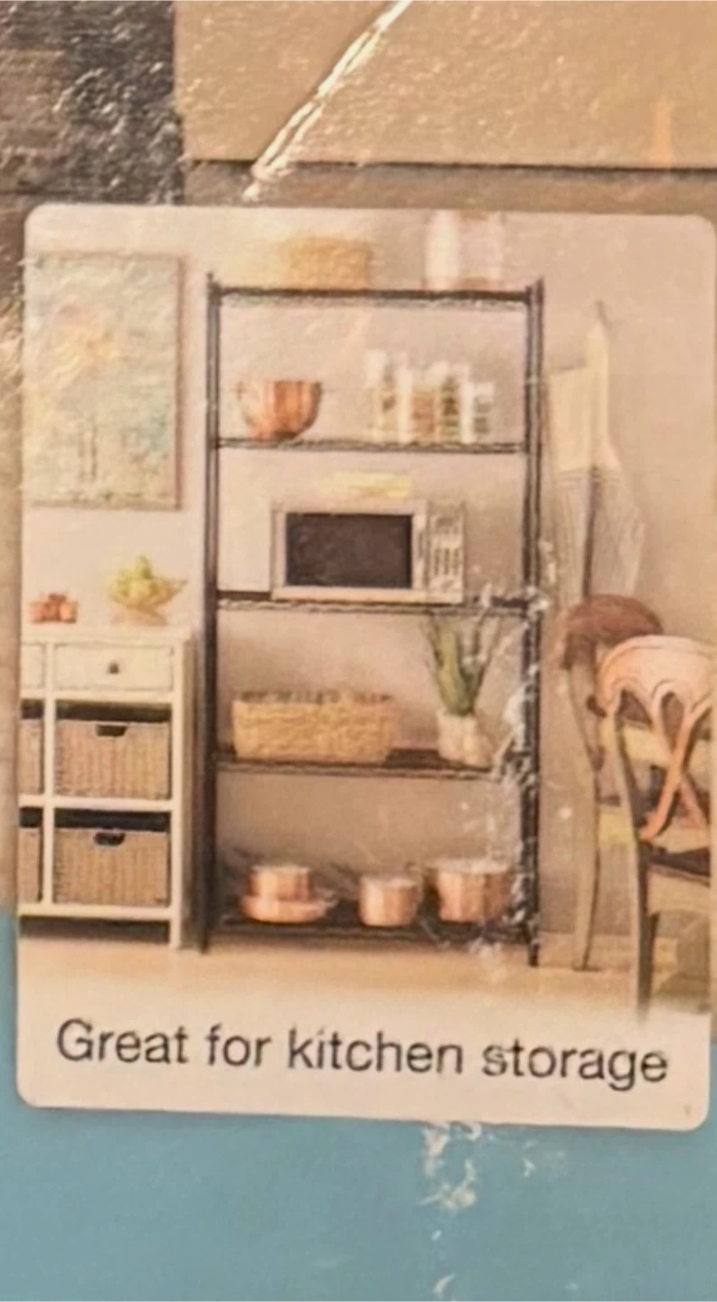 Whitmor 5-Tier Shelving Unit - Black