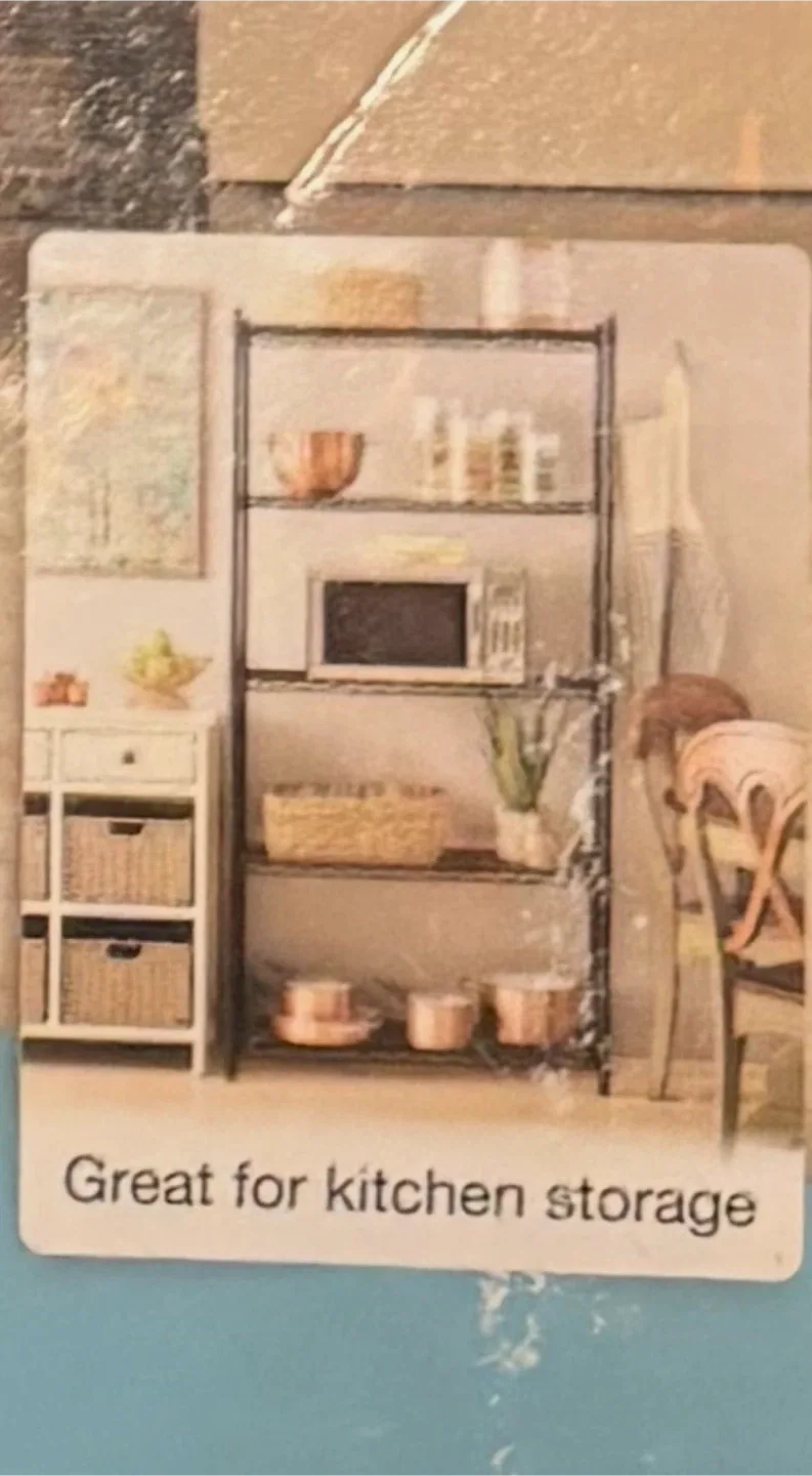 Whitmor 5-Tier Shelving Unit - Black