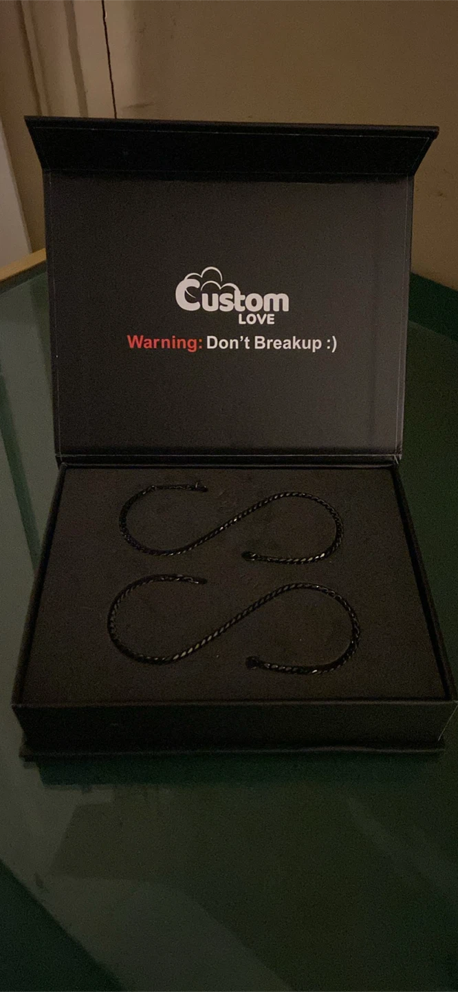 Custom LOVE Infinity Bracelets Set