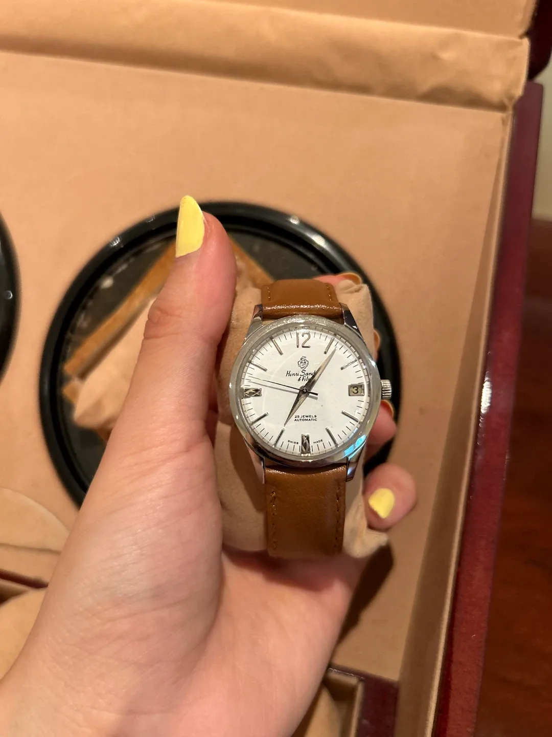 Henri Sandoz & Fils 25 Jewels Automatic Watch