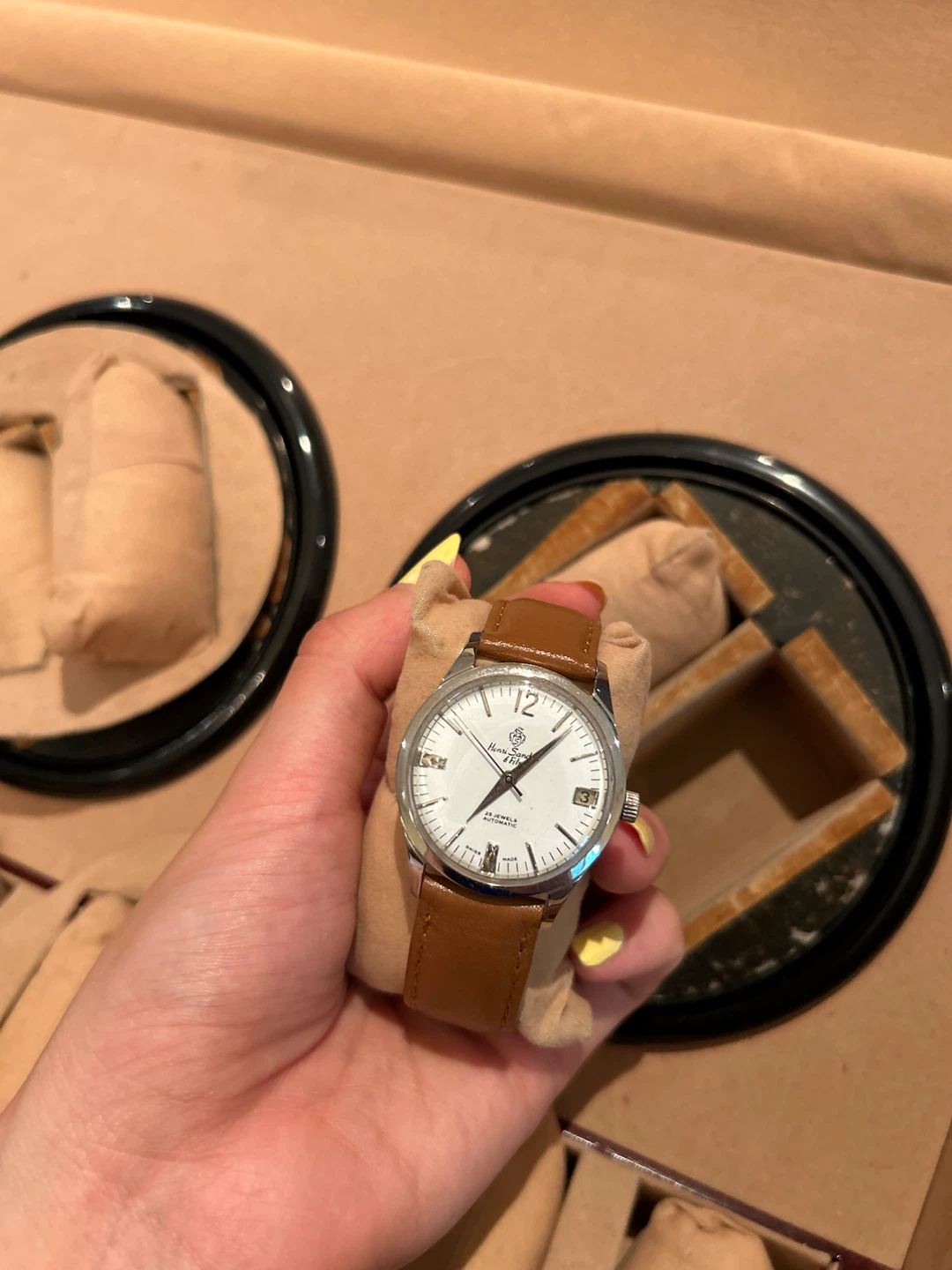 Henri Sandoz & Fils 25 Jewels Automatic Watch - photo 3