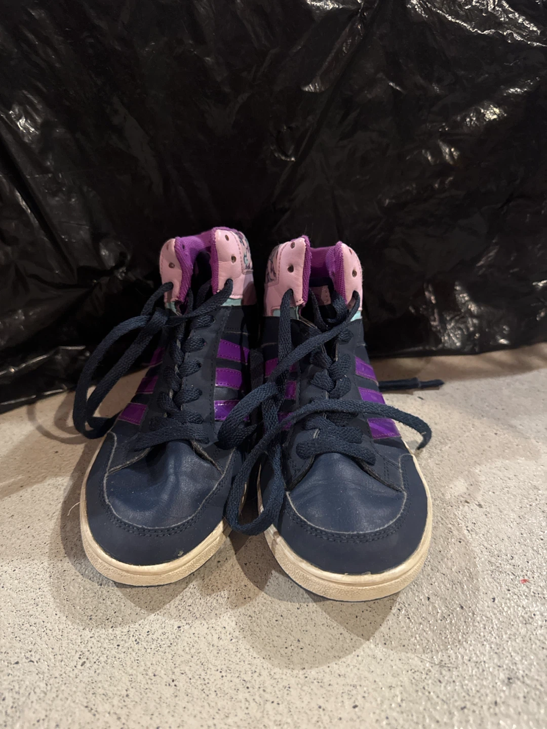 Adidas High Top Sneakers - Blue/Purple/Pink - photo 2
