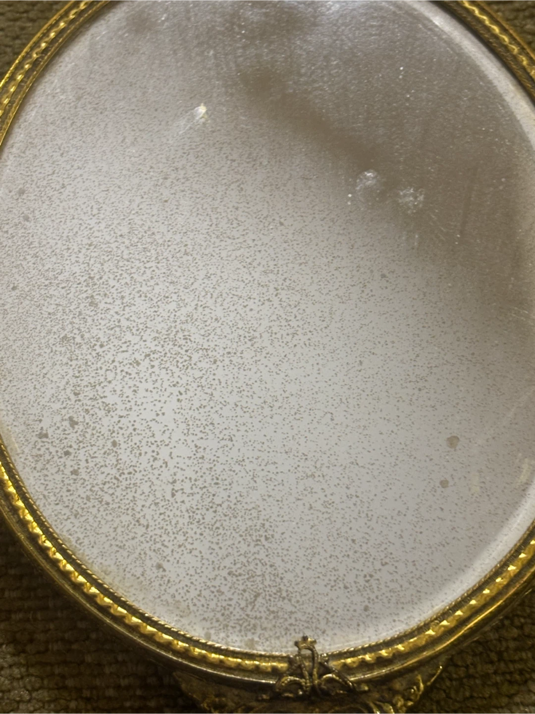 Vintage Ornate Hand Mirror - photo 3