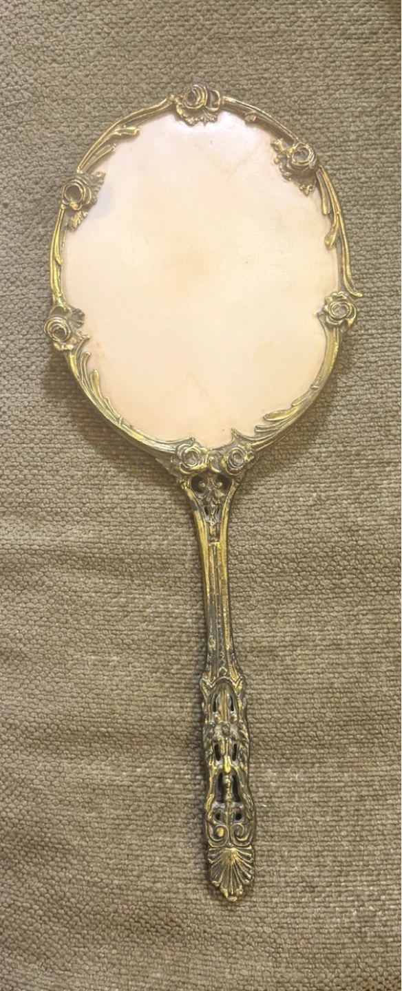 Vintage Ornate Hand Mirror